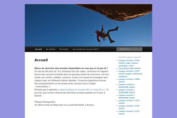 Twenty Eleven theme site design template sample