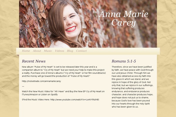 annamariecarey.com site used Annacarey