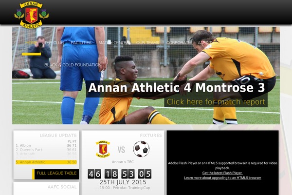 annanathleticfc.com site used Annanfc