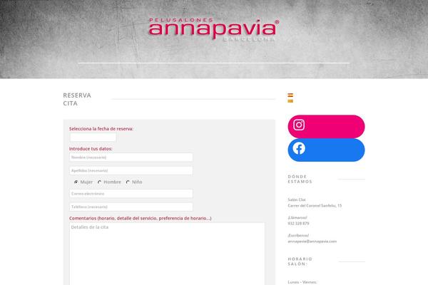 annapavia.com site used MH Elegance lite