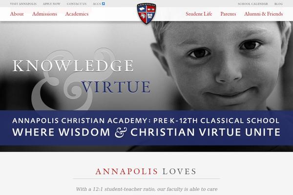 annapolischristianacademy.com site used Annapolis