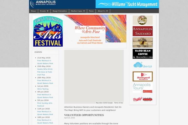 WordPress website example screenshot