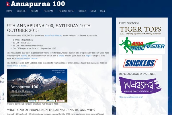 annapurna100.com site used A100_theme