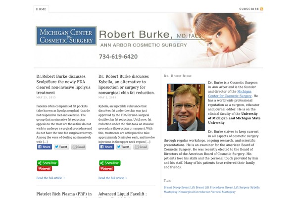 Thesis 1.8.5 theme site design template sample