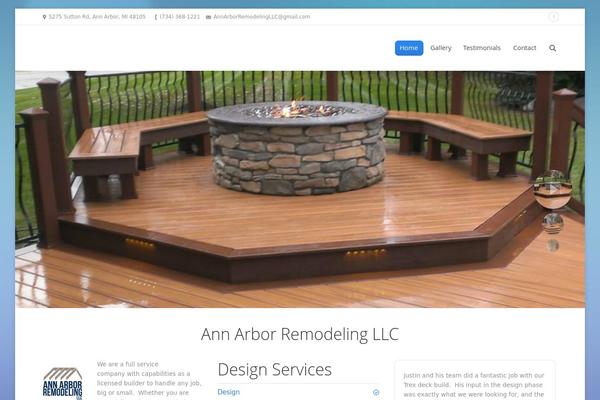 The7 theme site design template sample