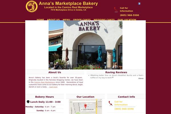 annas-bakery.com site used Tastyplace