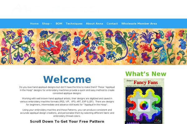 WordPress website example screenshot