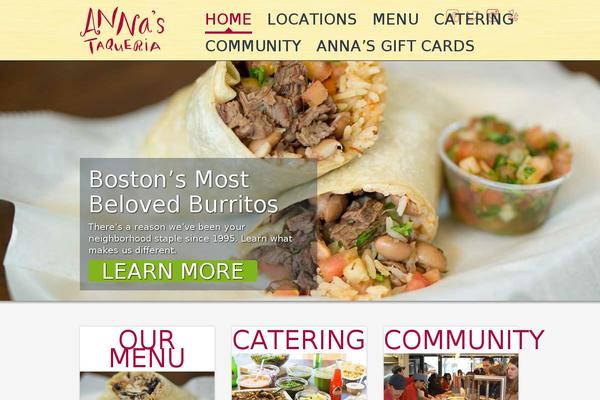 annastaqueria.com site used Annas-wordpress-theme