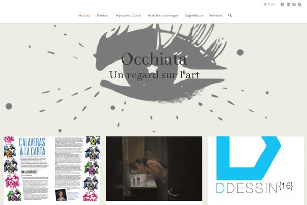 Jupiter theme site design template sample