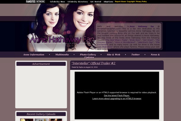 Purple theme site design template sample