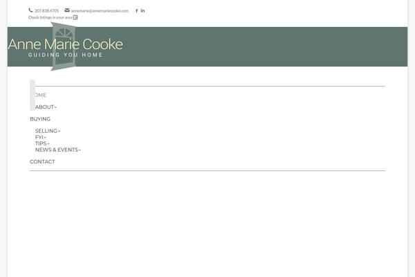 The7 Child theme site design template sample