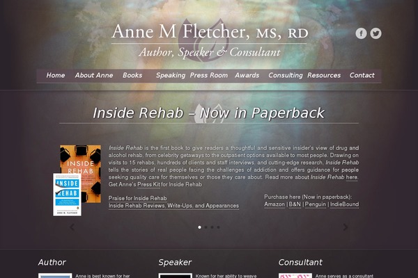 annemfletcher.com site used Olya