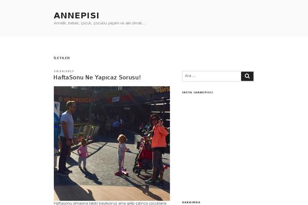 Twenty Seventeen theme site design template sample