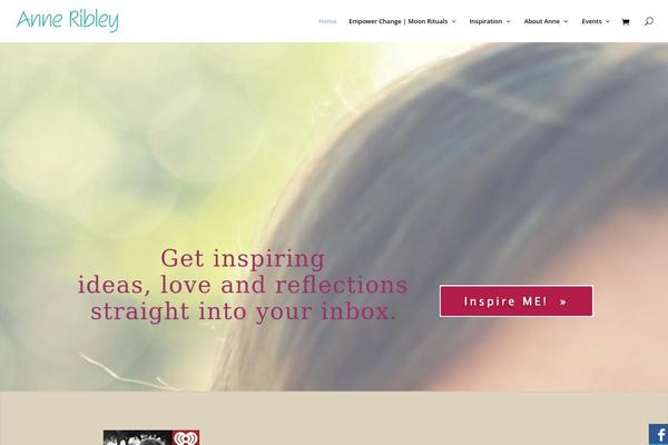 anneribley.com site used Anne-child-theme