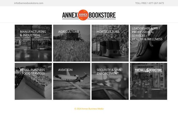 annexbookstore.com site used Pubx-bookstore