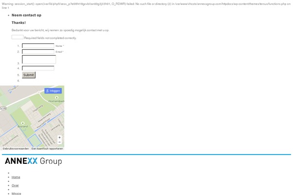 WordPress website example screenshot