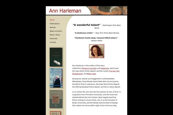 annharleman.com site used Annharlemantheme