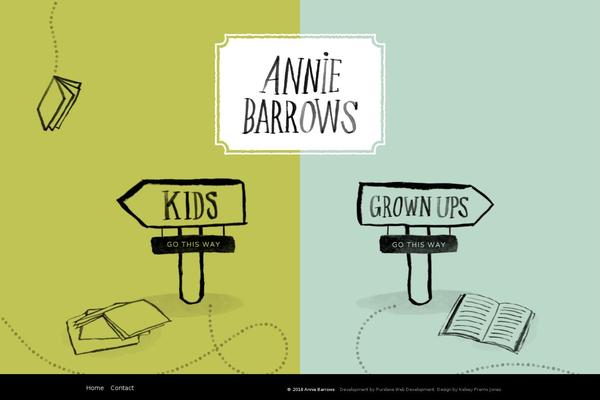 anniebarrows.com site used Annie-barrows