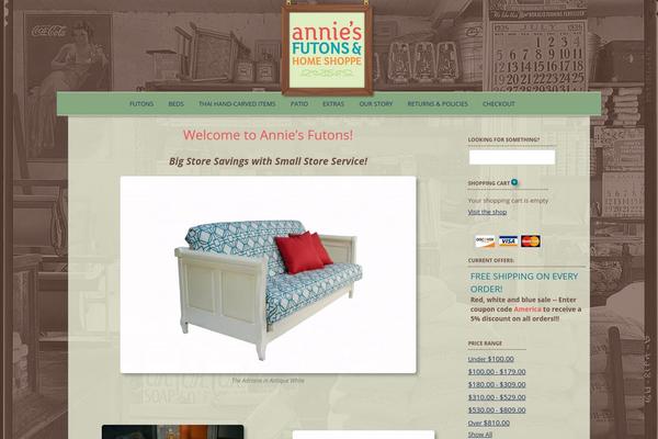 anniesfutons.com site used Annies2014