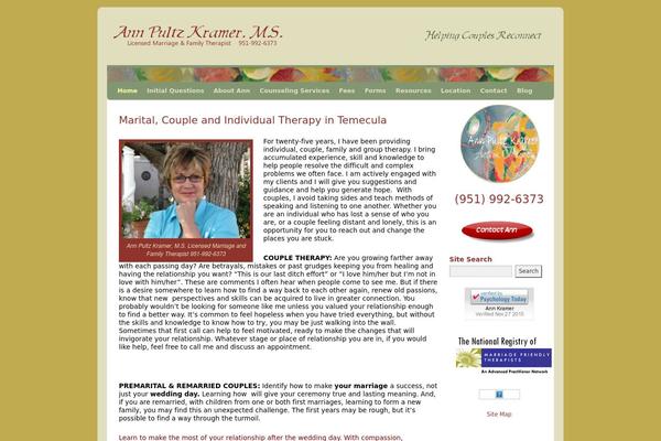 WordPress website example screenshot