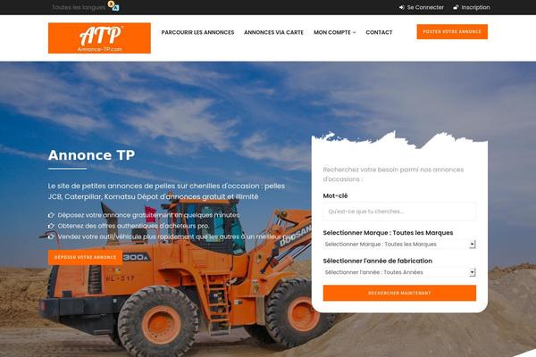 CarSpot theme site design template sample