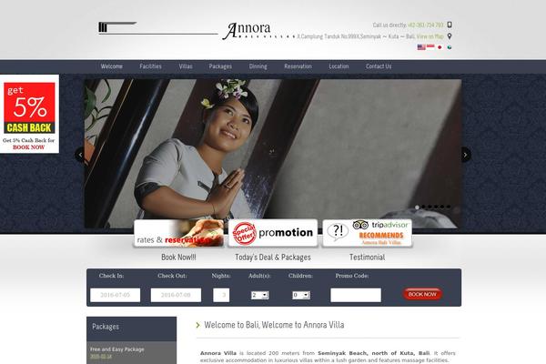 annorabali.com site used Annora