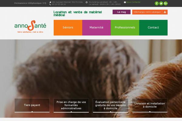 annosante.fr site used Annosantevitrine