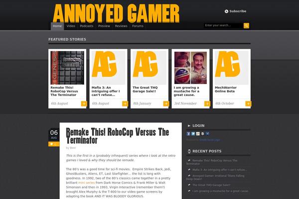 annoyedgamer.com site used Edge12