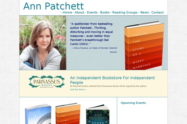 annpatchett.com site used Annpatchett