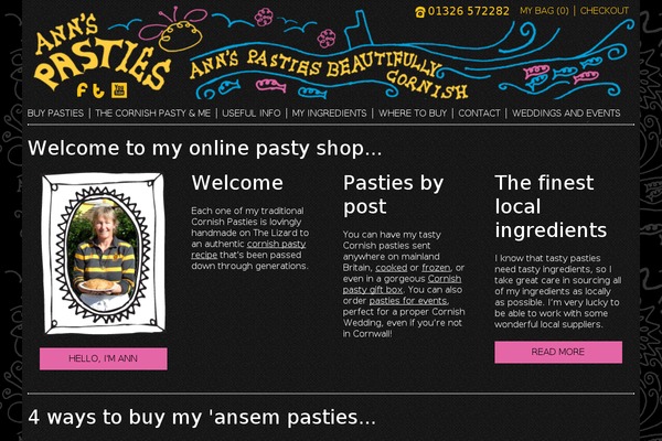 annspasties.co.uk site used Bywill-desktop