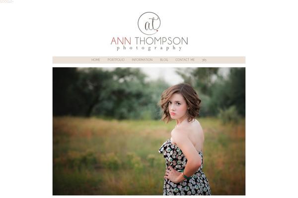 Prophoto4 theme site design template sample