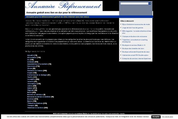 annuaire-referencement.eu site used Annuref