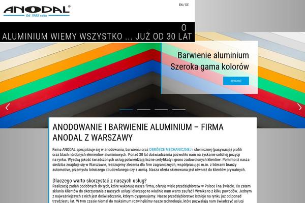 anodal.pl site used Wp-anodal