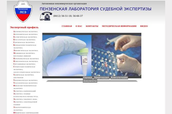 anoex.ru site used Simplistic Blue