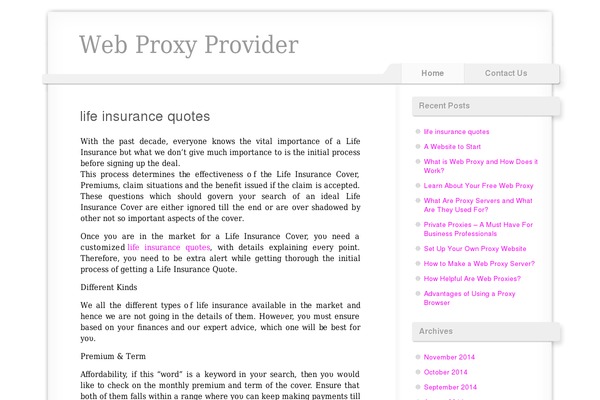 anonymousproxyserver.info site used voidy