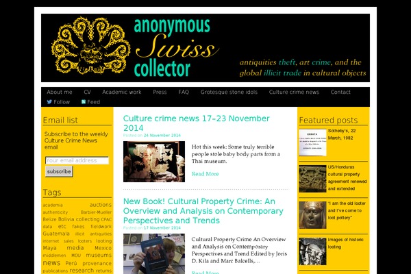 anonymousswisscollector.com site used Anonymousswisscollector