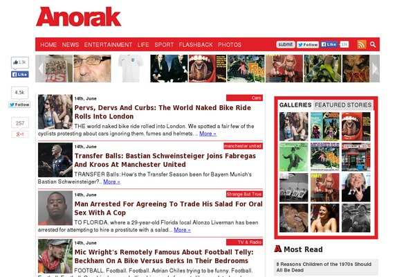 anorak.co.uk site used Anorakv3