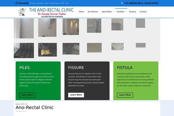 Medical-pro theme site design template sample