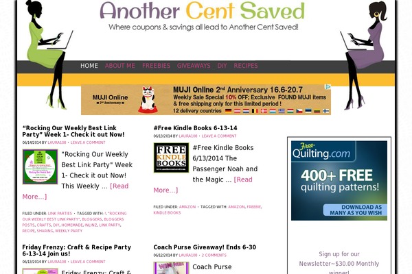 anothercentsaved.com site used Activello