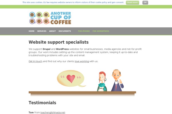 anothercoffee.net site used Accastra