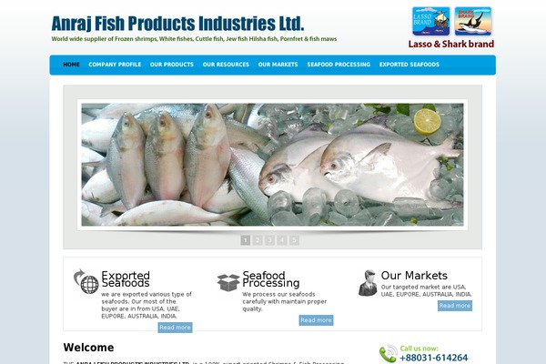 anrajfish.com site used Amrajfish