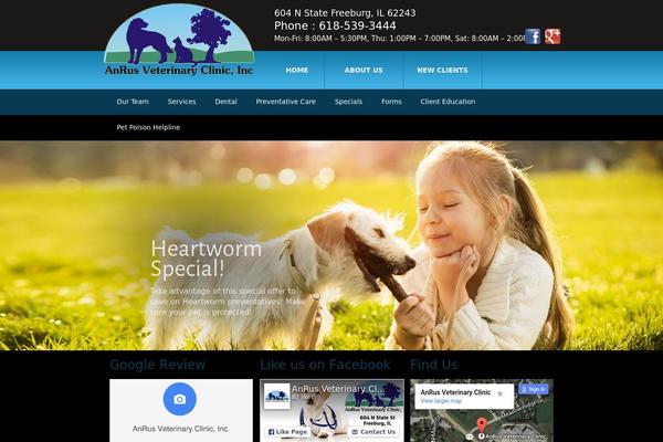 anrusveterinaryclinic.com site used Pazzo-dvm