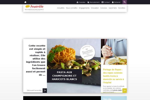 ansamble.fr site used Ansamble
