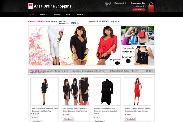 Twenty Twelve theme site design template sample