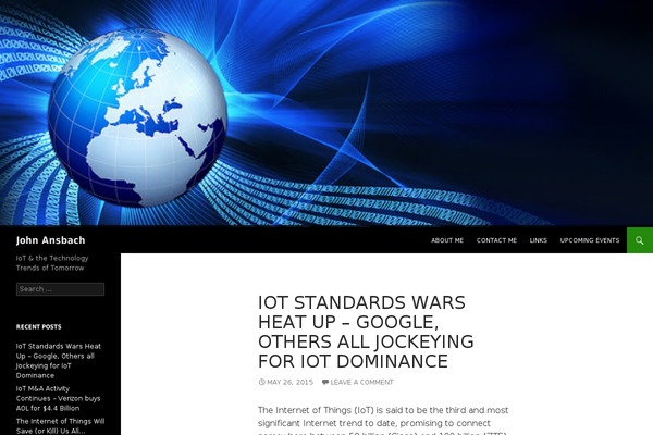 Twenty Fourteen theme site design template sample