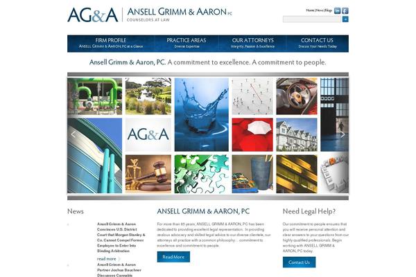 Ang theme site design template sample