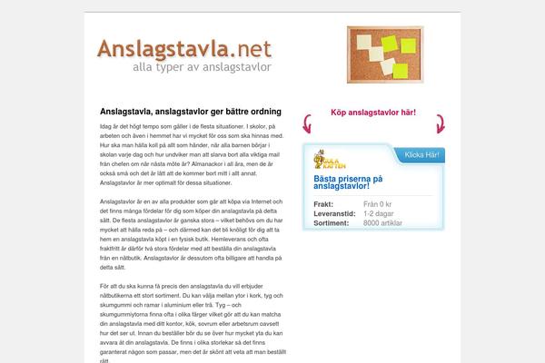 anslagstavla.net site used Simple