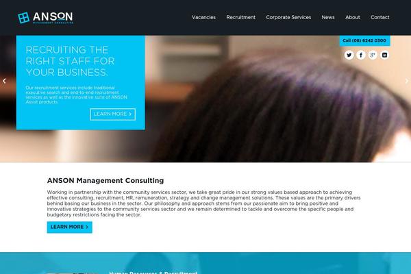 anson theme websites examples