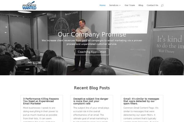 Avada theme site design template sample