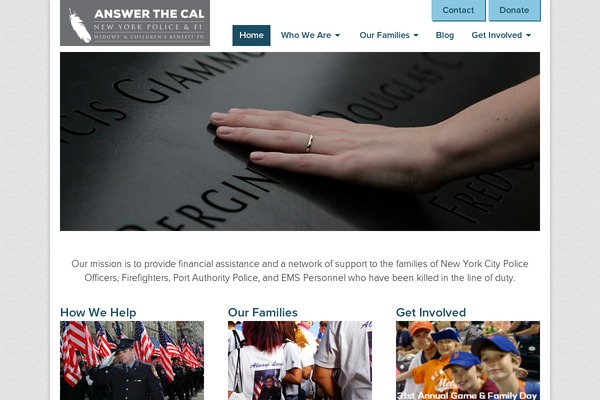 answerthecall.org site used Answer-the-call